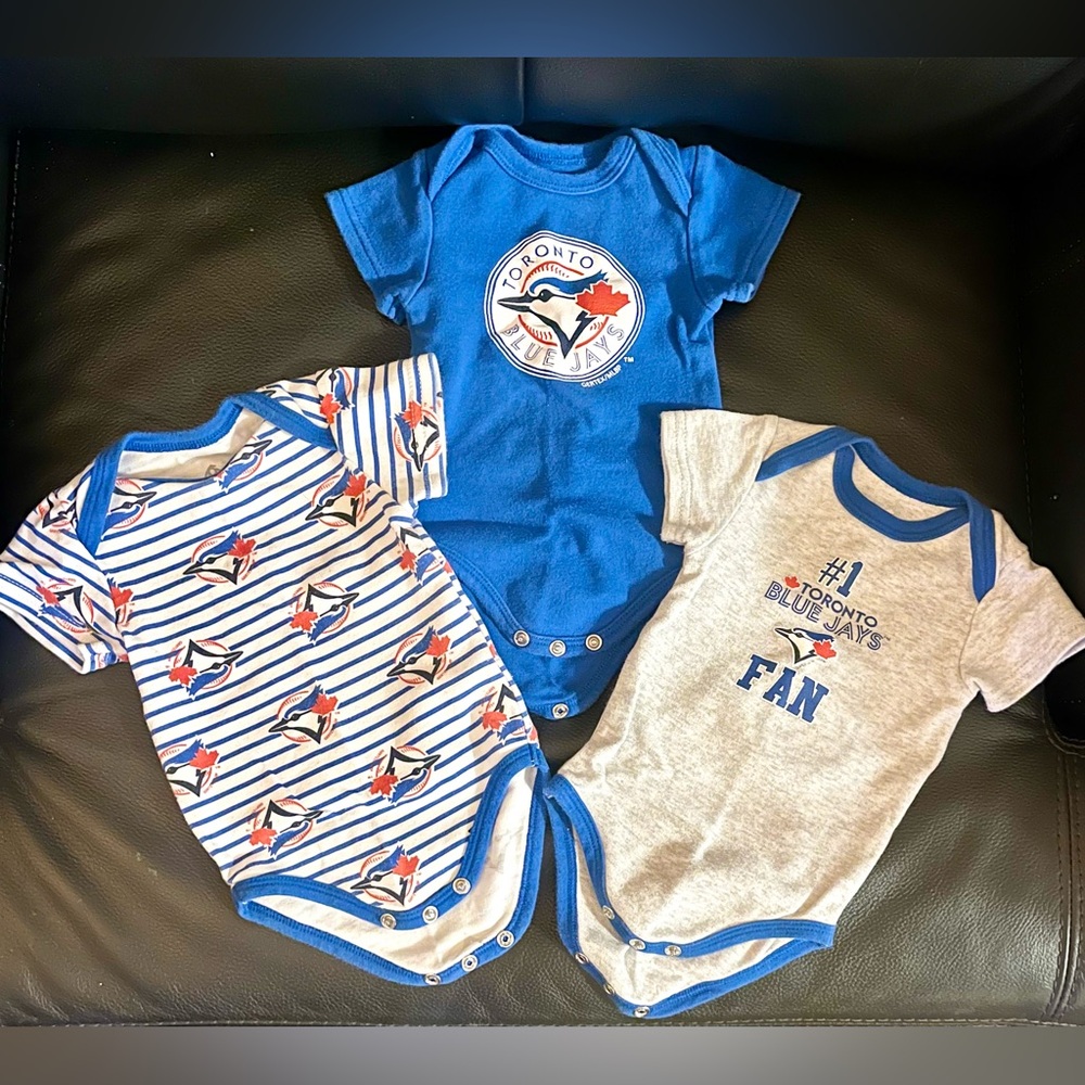 0-3 months Toronto Blue Jays bodysuits